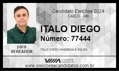 Candidato ITALO DIEGO 2024 - CAICÓ - Eleições