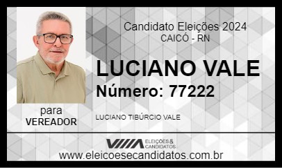 Candidato LUCIANO VALE 2024 - CAICÓ - Eleições