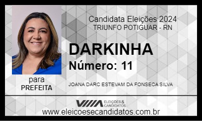 Candidato DARKINHA 2024 - TRIUNFO POTIGUAR - Eleições