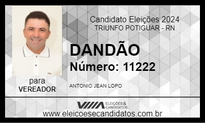 Candidato DANDÃO 2024 - TRIUNFO POTIGUAR - Eleições