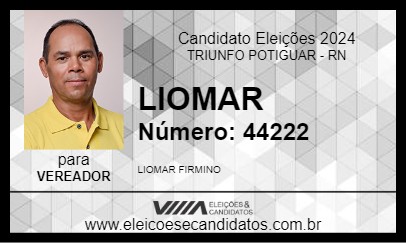 Candidato LIOMAR 2024 - TRIUNFO POTIGUAR - Eleições