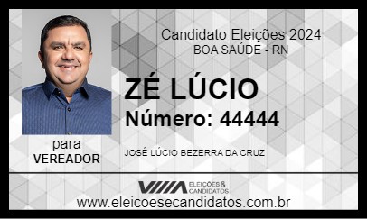 Candidato ZÉ LÚCIO 2024 - BOA SAÚDE - Eleições