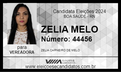 Candidato ZELIA DE DR. AGAMENON 2024 - BOA SAÚDE - Eleições