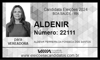 Candidato ALDENIR 2024 - BOA SAÚDE - Eleições