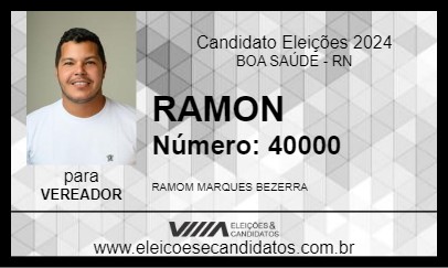 Candidato RAMON 2024 - BOA SAÚDE - Eleições