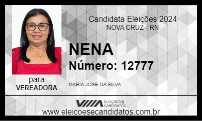 Candidato NENA 2024 - NOVA CRUZ - Eleições