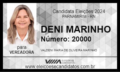 Candidato DENI MARINHO 2024 - PARNAMIRIM - Eleições