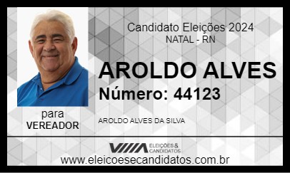 Candidato AROLDO ALVES 2024 - NATAL - Eleições