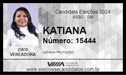 Candidato KATIANA 2024 - ASSÚ - Eleições