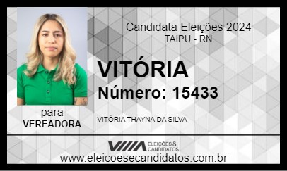 Candidato VITÓRIA 2024 - TAIPU - Eleições