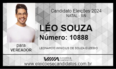 Candidato LÉO SOUZA 2024 - NATAL - Eleições