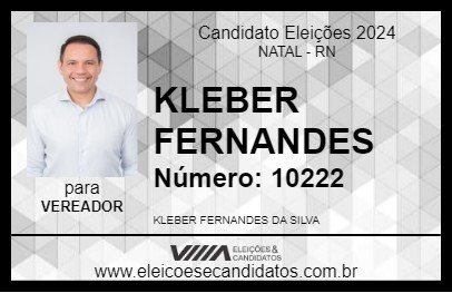 Candidato KLEBER FERNANDES 2024 - NATAL - Eleições