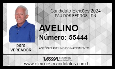 Candidato AVELINO 2024 - PAU DOS FERROS - Eleições