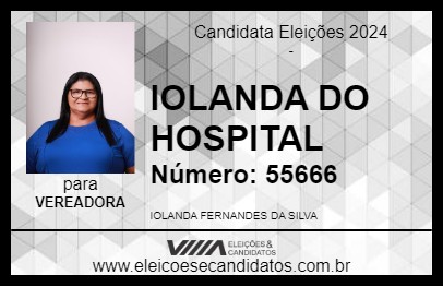 Candidato IOLANDA DO HOSPITAL 2024 - PAU DOS FERROS - Eleições