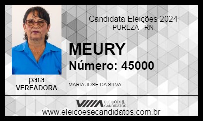 Candidato MEURY 2024 - PUREZA - Eleições