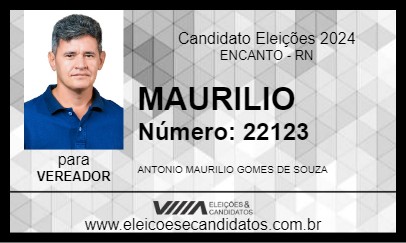 Candidato MAURILIO 2024 - ENCANTO - Eleições