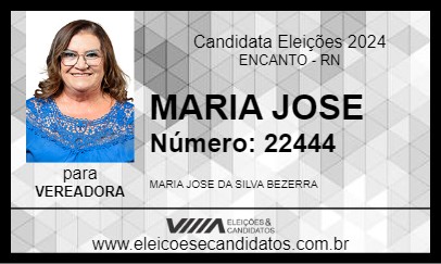 Candidato MARIA JOSE 2024 - ENCANTO - Eleições