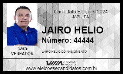 Candidato JAIRO HELIO 2024 - JAPI - Eleições