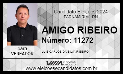 Candidato AMIGO RIBEIRO 2024 - PARNAMIRIM - Eleições