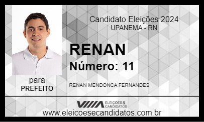 Candidato RENAN 2024 - UPANEMA - Eleições