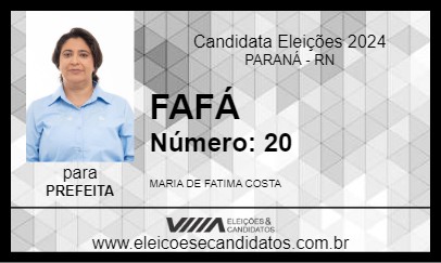 Candidato FAFÁ 2024 - PARANÁ - Eleições