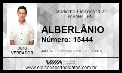 Candidato ALBERLÂNIO 2024 - PARANÁ - Eleições