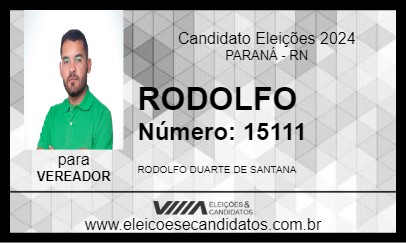 Candidato RODOLFO 2024 - PARANÁ - Eleições