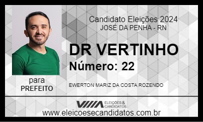 Candidato DR VERTINHO 2024 - JOSÉ DA PENHA - Eleições