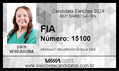 Candidato FIA 2024 - RUY BARBOSA - Eleições