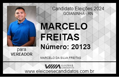 Candidato MARCELO FREITAS 2024 - GOIANINHA - Eleições