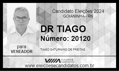 Candidato DR TIAGO 2024 - GOIANINHA - Eleições