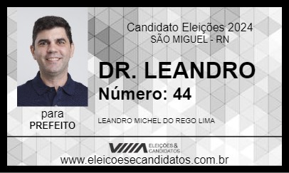 Candidato DR. LEANDRO 2024 - SÃO MIGUEL - Eleições