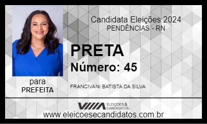 Candidato PRETA 2024 - PENDÊNCIAS - Eleições