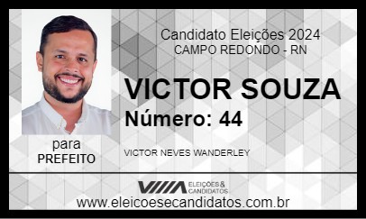 Candidato VICTOR SOUZA 2024 - CAMPO REDONDO - Eleições