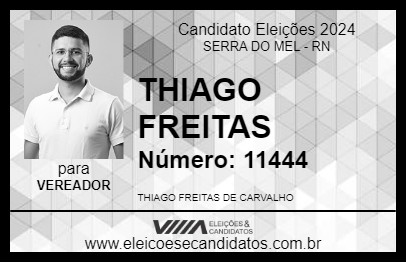 Candidato THIAGO FREITAS 2024 - SERRA DO MEL - Eleições