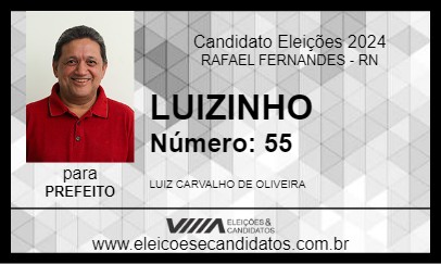 Candidato LUIZINHO 2024 - RAFAEL FERNANDES - Eleições