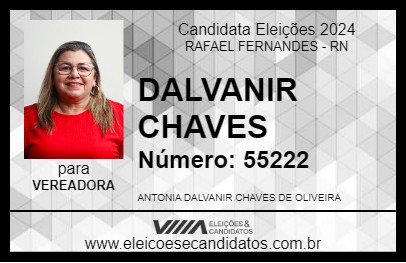 Candidato DALVANIR CHAVES 2024 - RAFAEL FERNANDES - Eleições