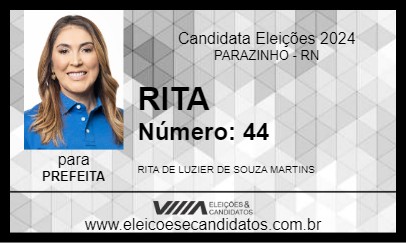 Candidato RITA 2024 - PARAZINHO - Eleições