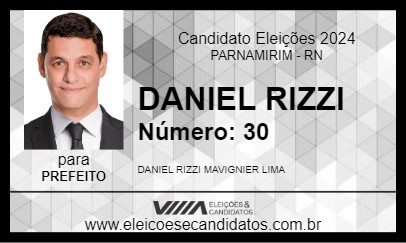 Candidato DANIEL RIZZI 2024 - PARNAMIRIM - Eleições