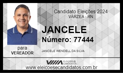 Candidato JANCELE 2024 - VÁRZEA - Eleições