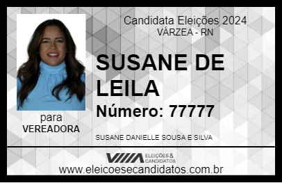 Candidato SUSANE DE LEILA 2024 - VÁRZEA - Eleições