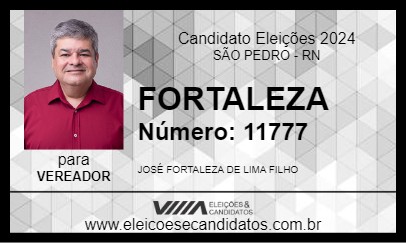 Candidato FORTALEZA 2024 - SÃO PEDRO - Eleições