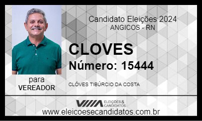 Candidato CLOVES 2024 - ANGICOS - Eleições