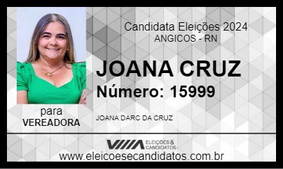 Candidato JOANA CRUZ 2024 - ANGICOS - Eleições