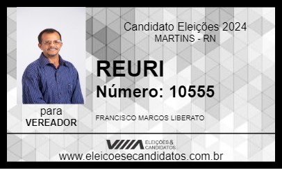 Candidato REURI 2024 - MARTINS - Eleições