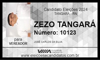 Candidato ZEZO TANGARÁ 2024 - TANGARÁ - Eleições