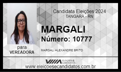 Candidato MARGALI 2024 - TANGARÁ - Eleições