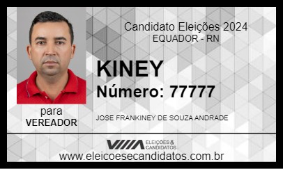 Candidato KINEY 2024 - EQUADOR - Eleições