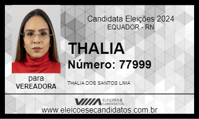 Candidato THALIA 2024 - EQUADOR - Eleições