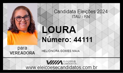 Candidato LOURA 2024 - ITAÚ - Eleições